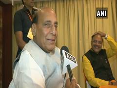 
      
      NDA to get three-fourth majority in Lok Sabha: Rajnath Singh
      
      
