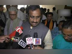
      
      First round seat sharing talks with IPFT: Ram Madhav in Tripura 
      
      