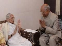 
      
      President Kovind meets PM Modi's mother during his visit to...
      
      