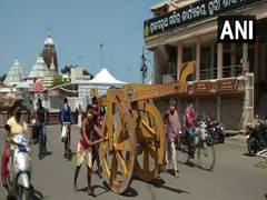
      
      Construction of chariots for Puri Rath Yatra begins amid lockdown
      
      