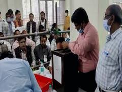 
      
      Early trends: BJP strengthens lead over SP in UP elections
      
      