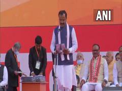 
      
      KP Maurya takes oath as Deputy CM of UP
      
      