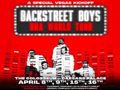
      
      Backstreet Boys to kick off DNA World Tour with Las Vegas Shows
      
      