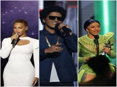 
      
      Bruno Mars, Beyonce and Cardi B among winners at BET Awards
      
      