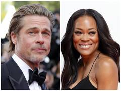 
      
      Robin Givens denies having affair with Brad Pitt
      
      