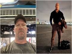 
      
      Dwayne Johnson recalls his wrestling days on Steve Austin's...
      
      