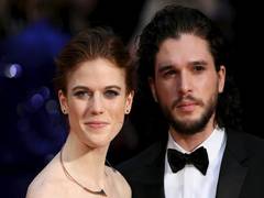 
      
      Rose Leslie attends music festival amid Kit Harington's treatment
      
      