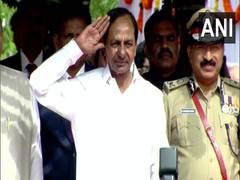 
      
      KCR attends Telangana formation day celebrations in Hyderabad
      
      