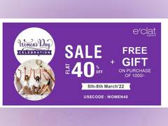 
      
      On International Women's Day, e'clat Superior offers 40 pc...
      
      
