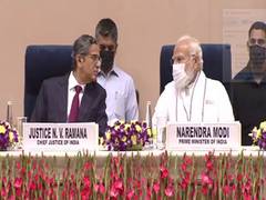
      
      PM Modi attends joint conference of CMs and Chief Justices of HCs
      
      