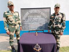 
      
      BSF apprehends man with ancient sculpture he was planning to...
      
      