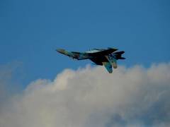 
      
      Russian fighter jet Su-30 escorts US spy plane over Black...
      
      
