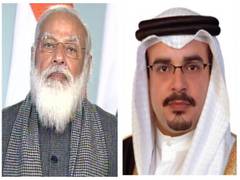 
      
      PM Modi thanks Bahrain's crown prince for partnership in...
      
      