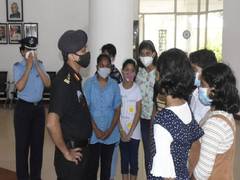 
      
      First batch of girl cadets admitted to Sainik School in...
      
      