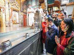 
      
      Arvind Kejriwal, his wife visit Salasar Balaji Dham temple in...
      
      