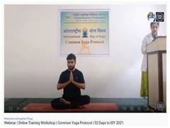 
      
      In run up to Yoga Day, Centre held marathon 100-day online...
      
      