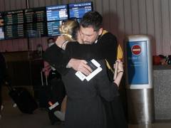 
      
      Maks Chmerkovskiy returns home to LA from Ukraine
      
      