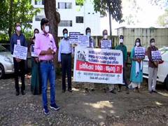 
      
      Kerala govt doctors hold state-wide protest against anomalies...
      
      