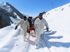 
      
      J-K: Chinar Corps evacuate woman to hospital from snow-bound...
      
      