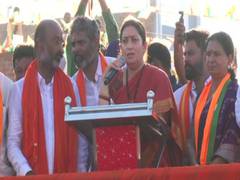 
      
      Smriti Irani hits out at Telangana CM over 'unfulfilled...
      
      