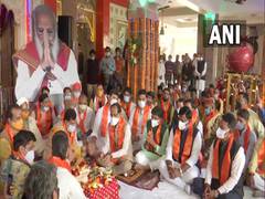 
      
      MP CM performs special prayers for long life of PM Modi after...
      
      