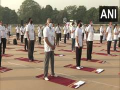 
      
      Jyotiraditya Scindia, Gen VK Singh inaugurate 'Yog Prabha' event
      
      