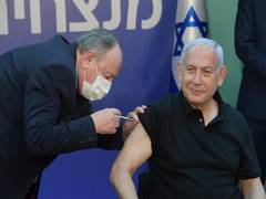 
      
      Netanyahu receives second dose of COVID-19 vaccine
      
      