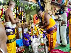 
      
      Kalyanotsavam of Lord Ram takes place in Bhadrachalam without...
      
      