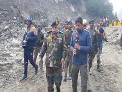 
      
      U'khand floods: DG-BRO visits Joshimath to take stock of damages
      
      