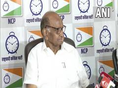 
      
      NCP's Sharad Pawar questions silence of Rajnath, Jaishankar 
      
      