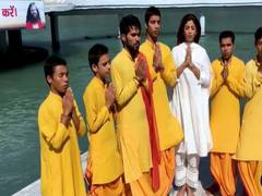 
      
      Shilpa Shetty shares video chanting mantra in Haridwar, terms...
      
      