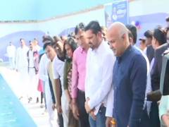 
      
      Delhi Deputy CM inaugurates swimming pools in Government school
      
      