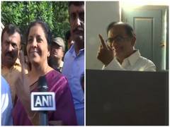 
      
      Sitharaman, Chidambaram cast votes in 2nd phase of polling
      
      
