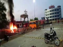 
      
      Contractual workers' protest at Chhattisgarh power plant
      
      
