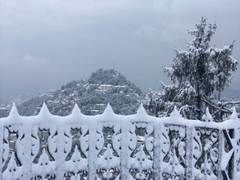 
      
      Shimla delights tourists, locals as fresh snow gives city a...
      
      