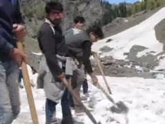 
      
      Clearance of snow in full swing ahead of Amarnath Yatra
      
      