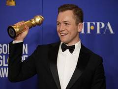 
      
      Taron Egerton gets best Actor at Golden Globes for 'Rocketman' 
      
      