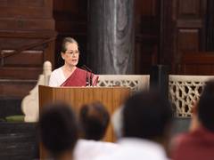 
      
      Elected CPP leader again, Sonia praises Rahul's election campaign
      
      