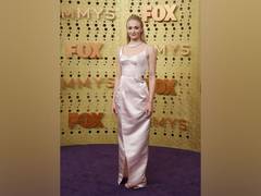 
      
      Sophie Turner turns heads in pink at Emmy's 
      
      