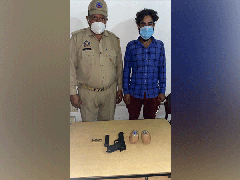 
      
      Truck driver held in Jammu with pistol, grenades
      
      