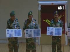 
      
      Army chief releases commemorative postal stamp on Siachen Glacier
      
      