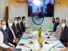 
      
      Jaishankar holds strategy session in New York, says India...
      
      