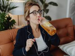 
      
      Stress can lead to excessive drinking in women
      
      