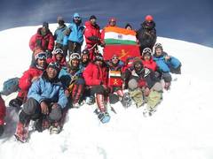 
      
      Indian Army mountaineering expedition scales Mount Kun in Ladakh
      
      