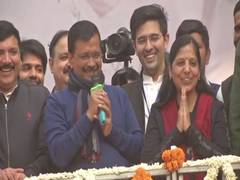 
      
      Today is also my wife's birthday, Kejriwal tells sea of...
      
      