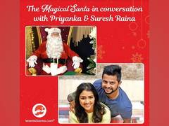 
      
      Magical Santa virtually interacts with Suresh and Priyanka Raina
      
      
