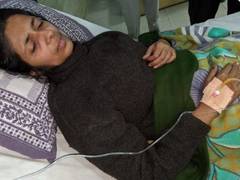 
      
       DCW chief Swati Maliwal faints during hunger strike, hospitalised
      
      