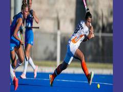 
      
      Indian women's hockey team hold Argentina junior women to 1-1 draw
      
      