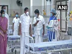 
      
      Tamil Nadu CM visits 500-bedded special COVID-19 ward
      
      