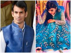 
      
      Tej Pratap-Aishwarya's mehendi ceremony held in Patna
      
      